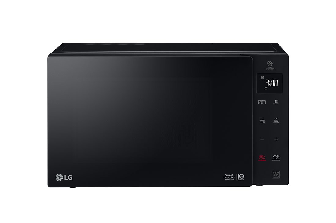 LG Black Microwave with Oven & Grill, 25L, MH6535GIS