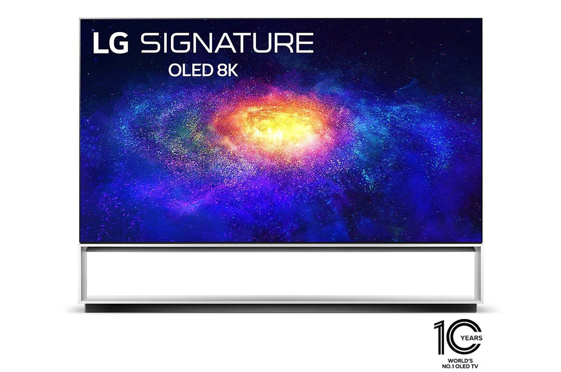 LG OLED TV 88 Inch ZX Series, Gallery Design 8K Cinema HDR WebOS Smart ThinQ AI Pixel Dimming, OLED88ZXPVA