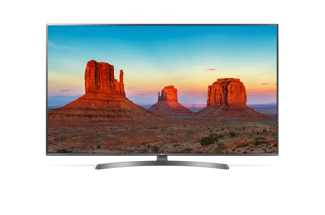 LG UHD TV 55 inch UK6700 Series IPS 4K Display 4K HDR Smart LED TV w/ ThinQ AI, 55UK6700PVD