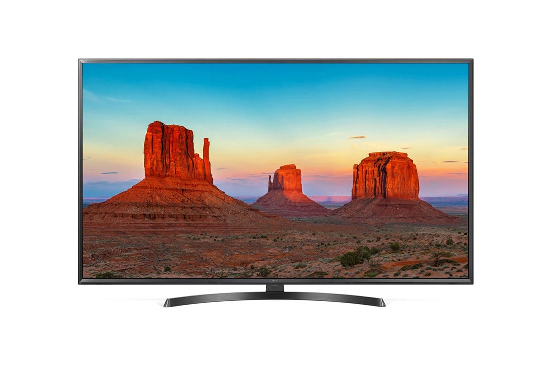 LG UHD TV 65 inch UK6400 Series IPS 4K Display 4K HDR Smart LED TV w/ ThinQ AI, 65UK6400PVC