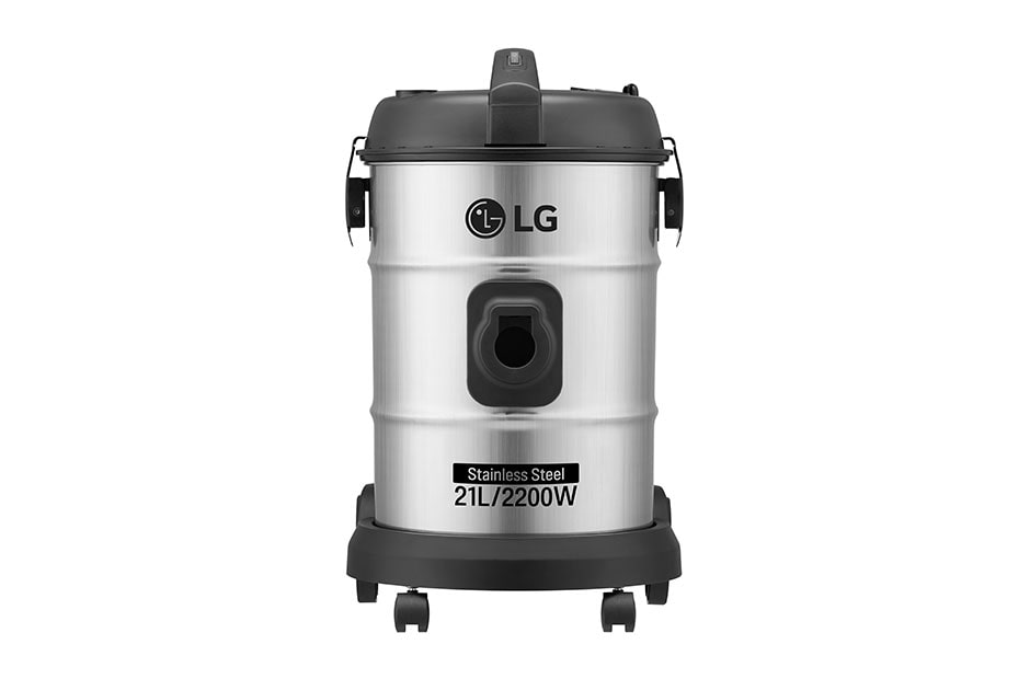 LG Drum Vacuum Cleaner, 21L, 2000W, Stainless Steel, VP8620NNT