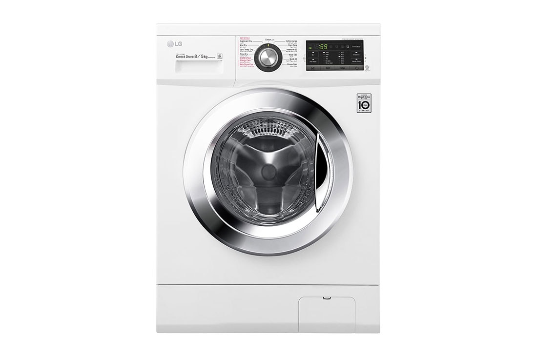 LG Washer Dryer Combo, 8/5kg, White
