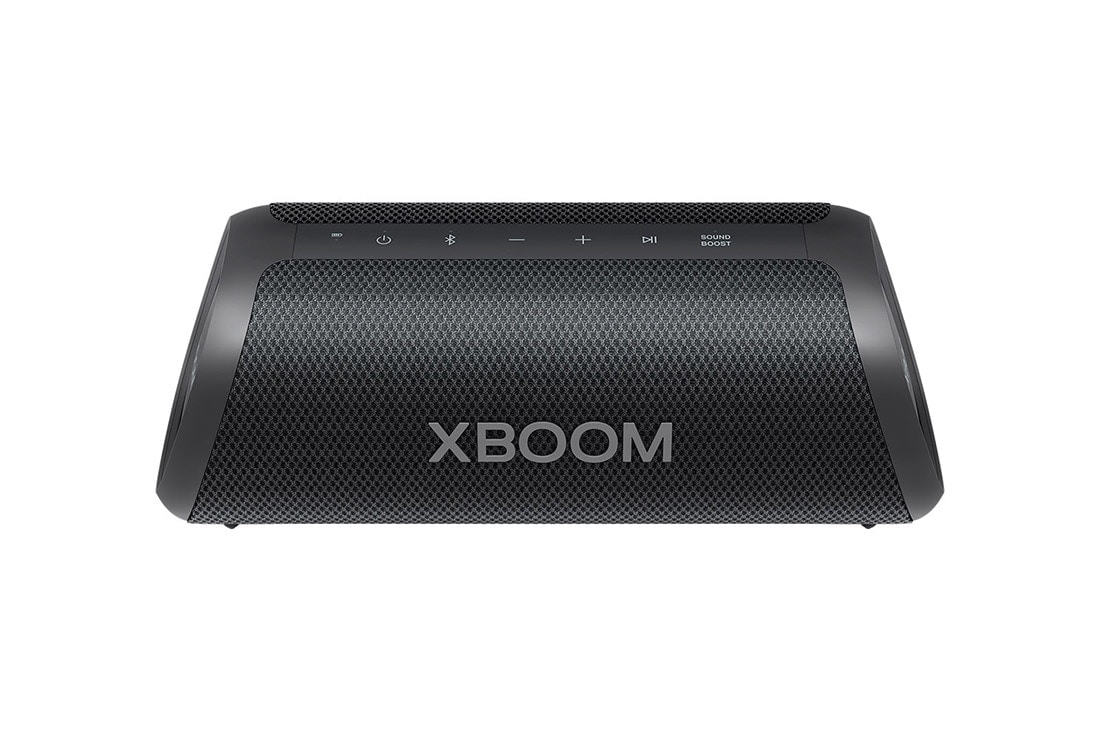 LG XBOOM Go XG7QBK, Vista frontal de 30 grados, XG7QBK