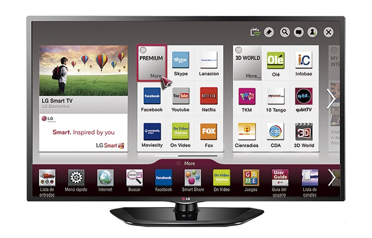 LG Smart TV 42'' Incluye Panel IPS, Triple XD Engine y Wi-Fi Incorporado, 42LN5700