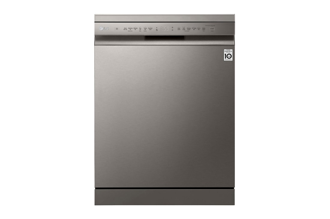 LG 15 Place QuadWash® Dishwasher in Platinum Steel Finish - Free Standing, XD4B15PS