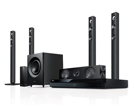 LG 3D Blu-Ray Home Theatre System with 1100W Total RMS Power Output, BH7520TW