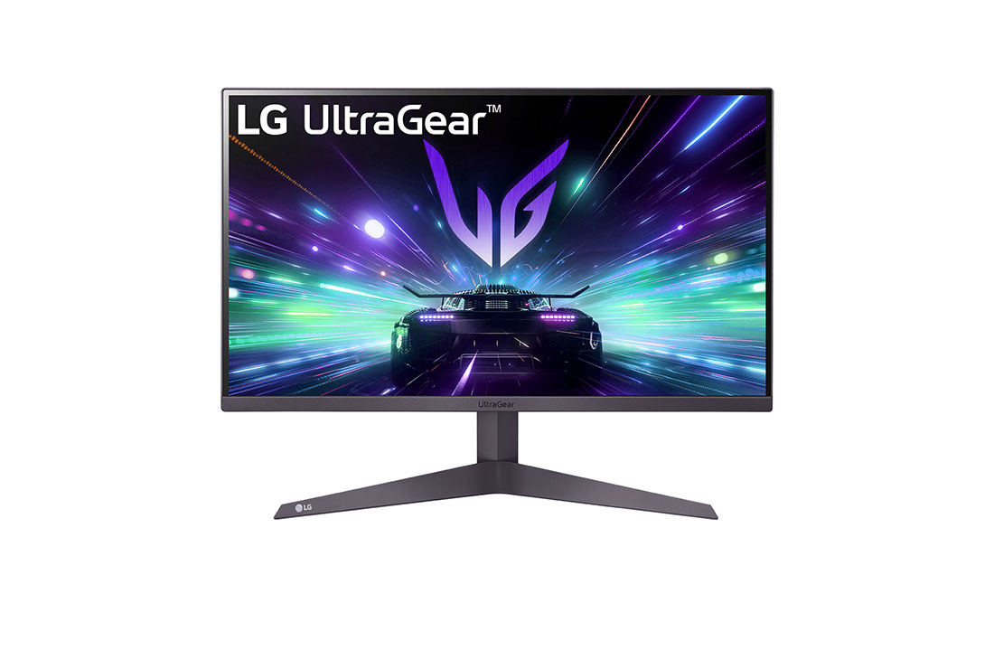 LG 24” UltraGear™ FHD 180Hz gaming monitor | 1ms MBR, HDR 10, Front view, 24GS50F-B