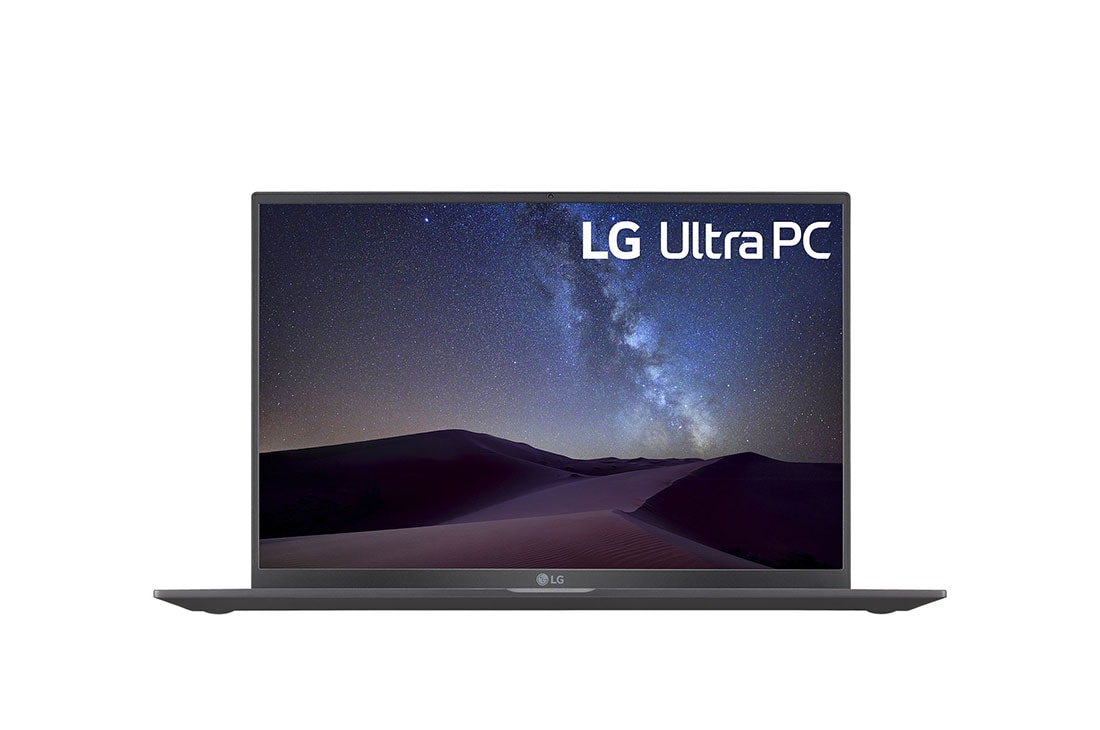 LG UltraPC 16’’ with IPS Display and AMD Ryzen 7000 series processor. Windows 11 Home, Front view, 16U70R-G.AA76A