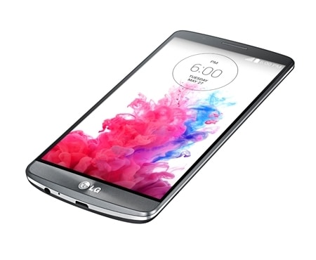 LG 5.5” Quad HD Screen, 13 MP Camera, Android KitKat, LG G3 (D855) Metallic Black