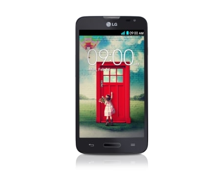 LG 4.5” Screen, 5 MP Camera, Android KitKat, LG L70 (D320) BLACK