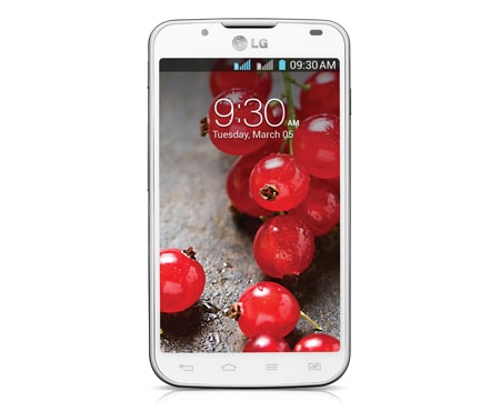 LG 4.3'' Screen 8MP Camera Android Dual SIM, LG Optimus L7II (P716) White
