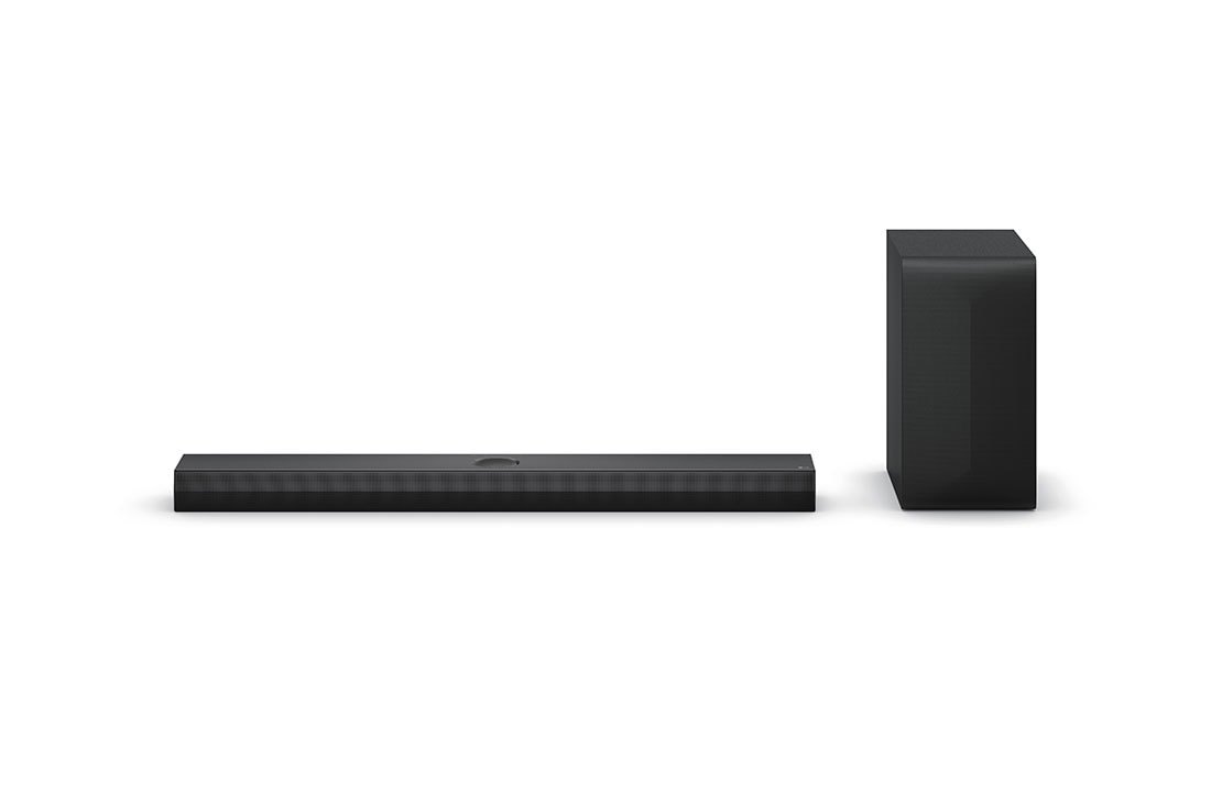 LG Q Series Sound Bar S70TY, Front view of LG Soundbar S70TY and SubWoofer, S70TY