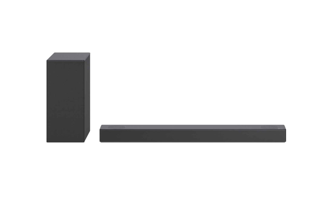 LG Sound Bar S75Q, Front view with rear speaker, S75Q