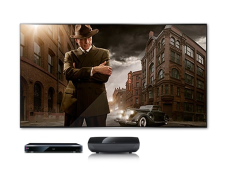 LG 100” Laser TV Display with Smart TV, HECTO Laser Display