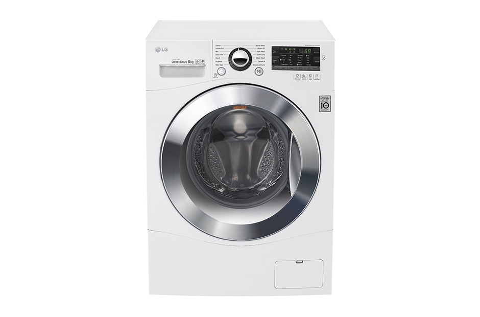 LG 8kg 6 Motion Direct Drive Front Load Washer, WD14024D6