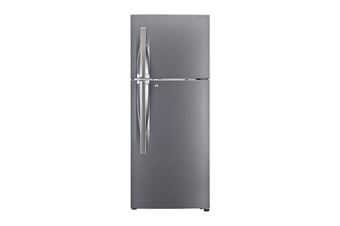 LG 260 Litres Frost Free Refrigerator With Smart Inverter Compressor, Fridge , MOIST ‘N’ FRESH,Door Cooling+, LG GL-S292RDSX Front View, GL-G252RLBB