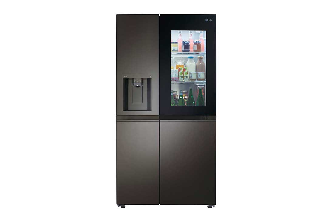 LG Refrigeradora Side By Side 27pᶟ Net / 27pᶟ Gross  InstaView™ Craft Ice™ Dispensador UVnano™, LRSOS2706D, LRSOS2706D