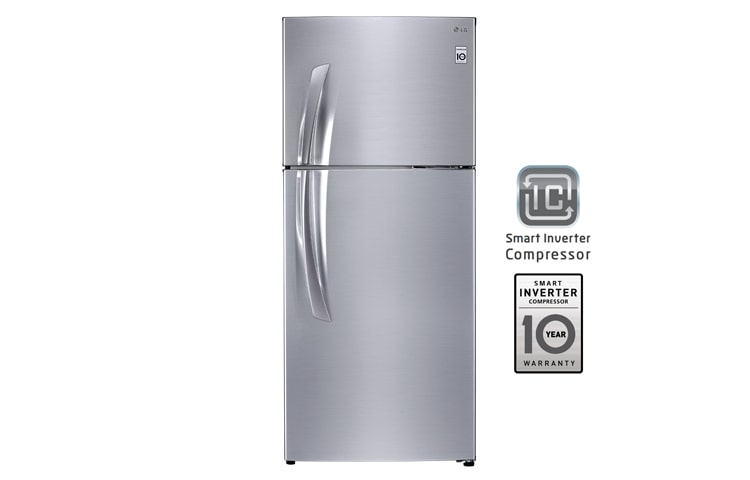 LG Refrigerador | Top Freezer | Inverter Compressor | Capacidad 14pies, GT40BGP