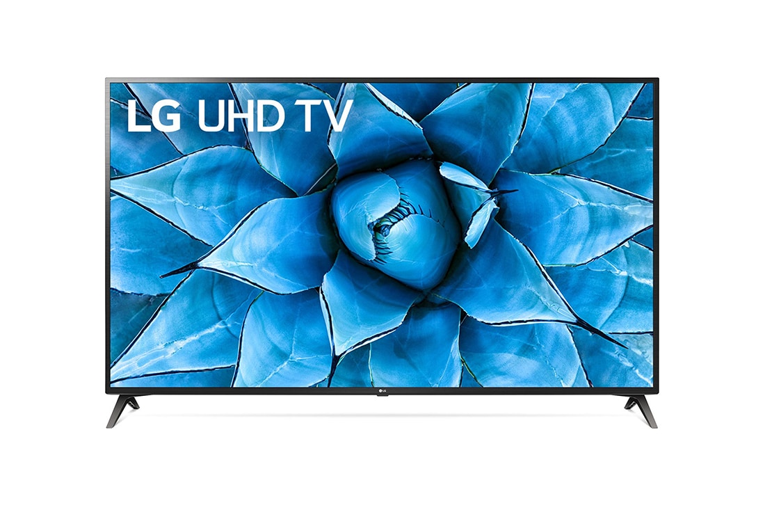 LG TV 70'' | UHD 4K SMART TV | Ultra HD LED | Procesador α5 | ThinQ™ AI | Experiencia de cine | Entretenimiento sin limites, vista frontal con imagen de relleno, 70UN7300PSC