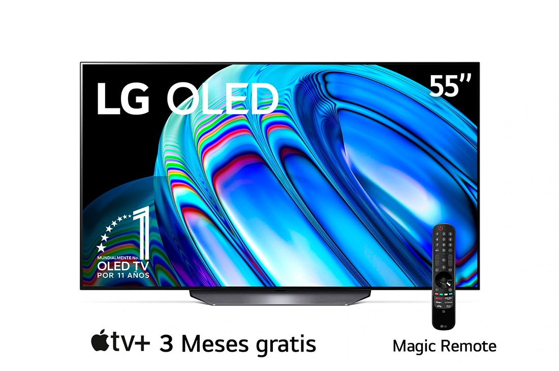 LG  LG OLED 55'' B2 Smart TV con ThinQ AI (Inteligencia Artificial), Vista frontal , OLED55B2PSA