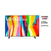 LG Smart TV LG Evo 42'' 4K 120Hz G-Sync FreeSync Inteligência Artificial ThinQ Google Alexa OLED42C2PSA, OLED42C2PSA