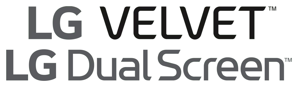 LG Velvet and LG Dual Screen - Logo