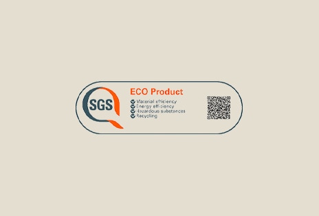 SGS ECO PRODUCT logo.