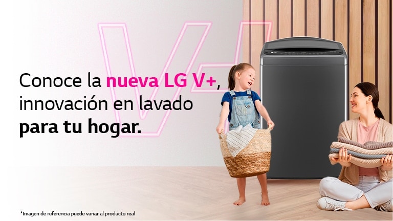 Nueva Lavadora LG V+: La primera lavadora carga superior con inteligencia  artificial  AIDD™, tecnología para el lavado en los hogares colombianos. 