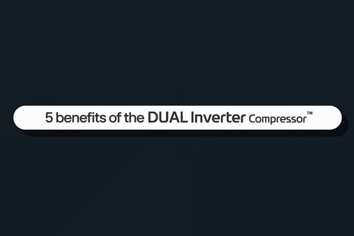 Se trata de un video en el que se presentan cinco ventajas del compresor de doble inversor.
