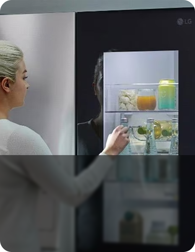 Image Le tout nouveau réfrigérateur InstaView™ Door-in-Door® de LG