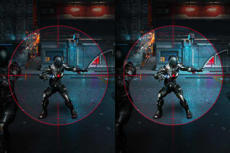 Les joueurs doivent éviter les snipers qui se cachent dans les endroits les plus sombres et s'échapper rapidement des situations où le flash explose.