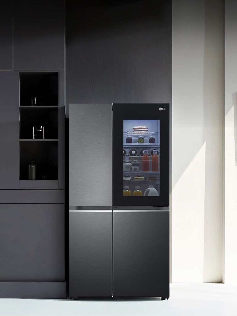 This is an image showing the Instaview Fridge Freezers