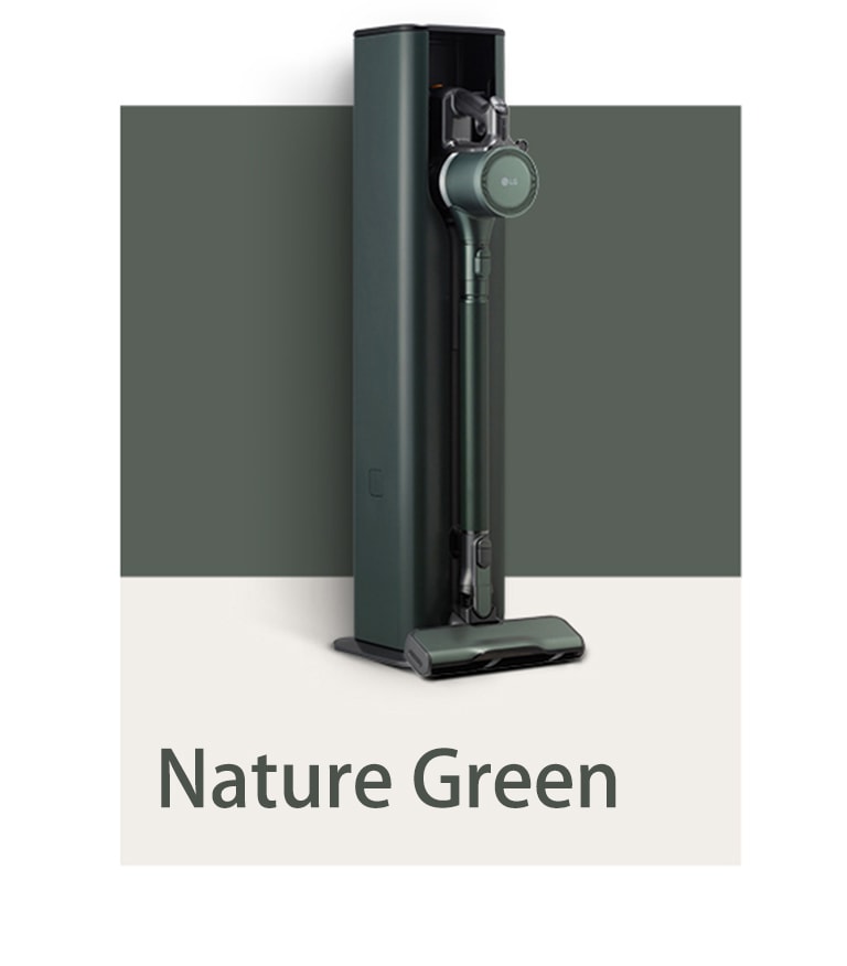 It shows the nature green color LG Objet Collection A9T-Steam.
