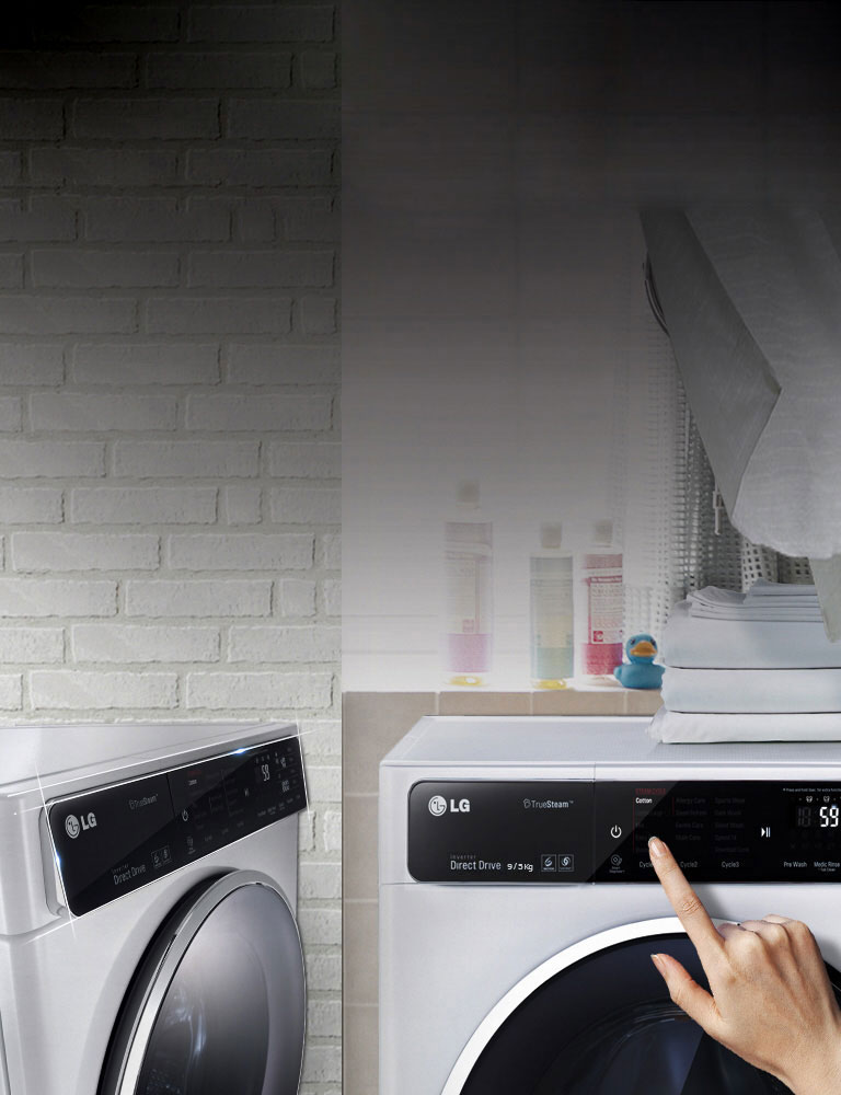 LG FHM1065SDW Washer full touch control