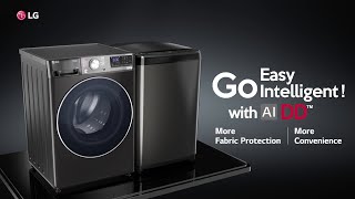 LG 7Kg Front Load Washing Machine, Inverter Direct Drive Middle Black, play video, FHM1207SDM, thumbnail 1