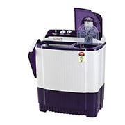 LG 7.5Kg Semi Automatic Top Load Washing Machine, Roller Jet Pulsator + Soak, Purple, P7525SPAZ