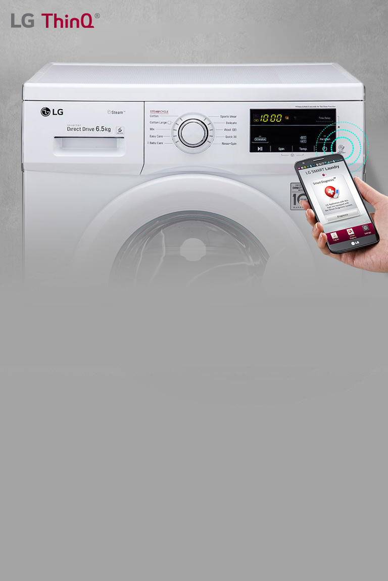 LG FHM1065SDWB Washer Smart Diagnosis