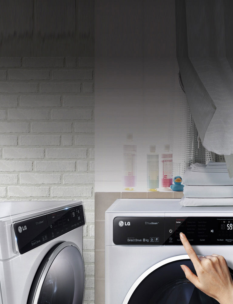 LG FHM1408BDW Washing Machine full touch control