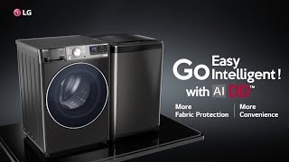 LG 9Kg Front Load Washing Machine, AI Direct Drive™, Middle Black, play video, FHV1409Z4M, thumbnail 2