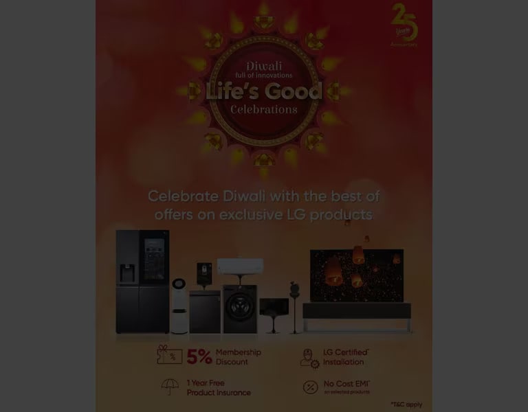 Celebrate This Diwali with Amazing Offers on LG OLED TVs