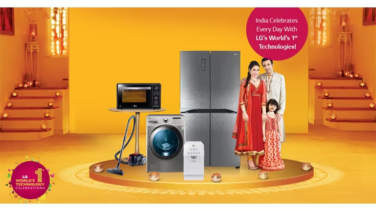 LET’S BRIGHTEN THE FESTIVAL OF LIGHTS WITH LG HOME APPLIANCES