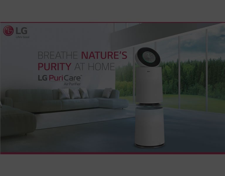 PURIFY YOUR INDOOR AIR WITH LG AIR PURIFIERS