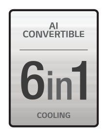 AI Convertible 6-in-1 Cooling