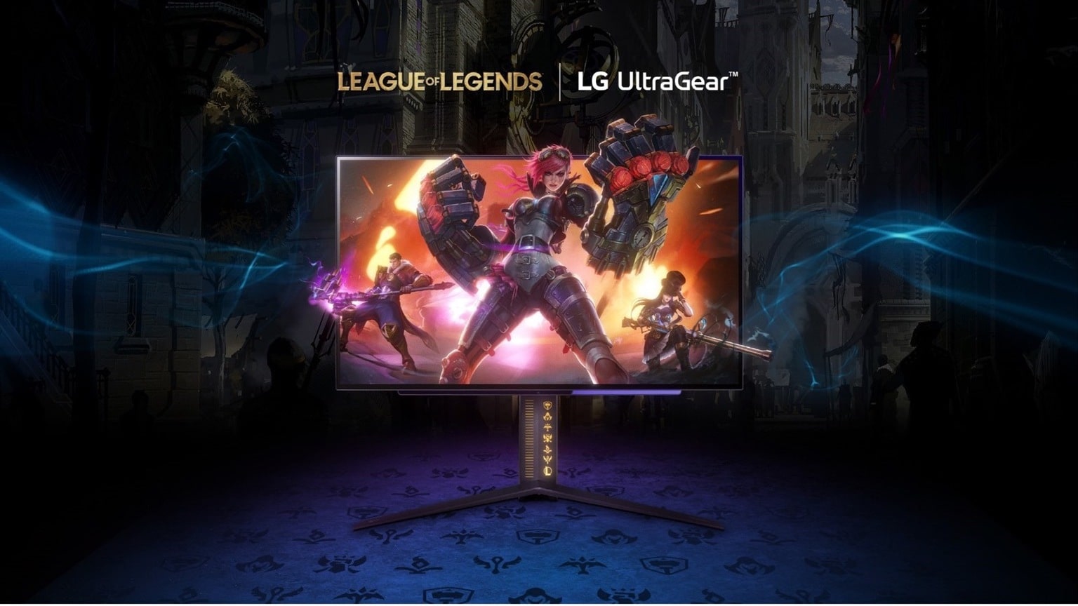 Il monitor LG UltraGear OLED 27GR95QL League of Legends