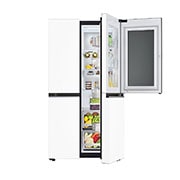 LG Refrigerador LG Side by Side InstaView™ Door-in-Door 23 pies cúbicos Color Crema con ThinQ® | SMART INVERTER, VS23BQH