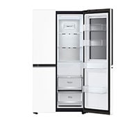 LG Refrigerador LG Side by Side InstaView™ Door-in-Door 23 pies cúbicos Color Crema con ThinQ® | SMART INVERTER, VS23BQH