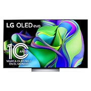LG Pantalla LG OLED evo 55 pulgadas C3 4K SMART TV con ThinQ AI + LG Sound Bar SQC1, OLED55C3PSA.SQC1