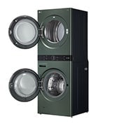 LG Torre de lavado WashTower™ (Lavadora y Secadora) Con Inteligencia Artificial y Conectividad LG ThinQ 22Kg lavado / 16Kg  de secado – Verde , WK22GGS6