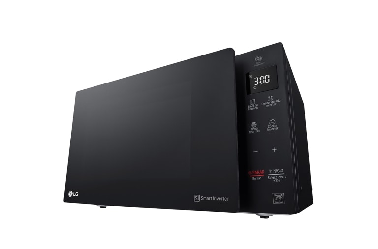 LG Horno Microondas NeoChef  25 Litros con EasyClean, luz interior y base estable, negro, MS2536GIS