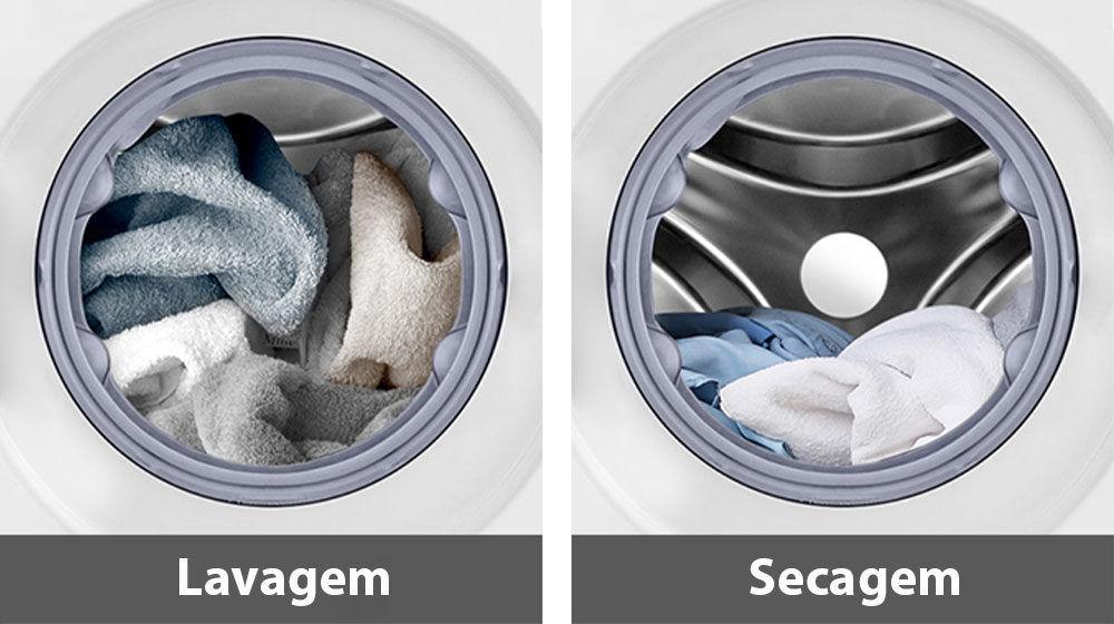 Capacidade de Lavagem e de Secagem numa Máquina de Lavar e Secar1